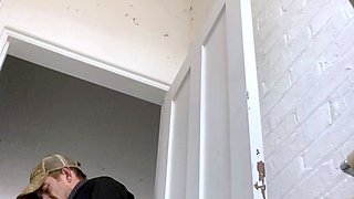 Gay latin dude jerks off his big cock