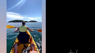 Enjoy a nice view of a trimmed pussy and other beautiful landscapes