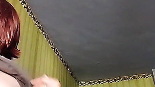 Amateur Girlfriend Blowjob Instead of Cooking - Curvy Brunette with Glasses Sucks and Jerks Cock