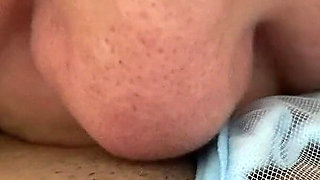 POV Close up Blowjob of a Big Aroused Clit