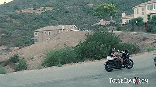 Sexy Bubble-assed Latina Vanessa Sky Gets Fucked Hard By Her Biker BF At Sunset