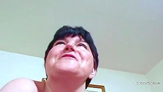 Aged Housewife Takes On 4 Mad Dongs And Gets Cum Overspread