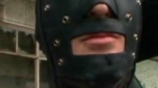 Humiliating ass penetrating with dildo