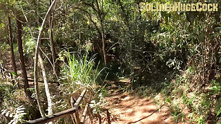 I go out to exercise with my friend Linda Houston, but she has better plans and gives me a spectacular blowjob outdoors