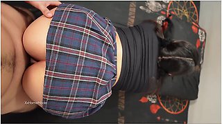 Shh Shh Dont Go Screaming! - Stepbrother Fucks His Stepsister When They Are Alone At Home