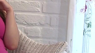 Mistress in High Heels Smokes Cigarette