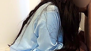 Busty Girlfriend Convincing Her Boyfriend to Fuck by Giving Him a Good Cock Blowjob