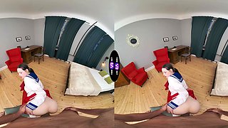 Playful teen Dakota Doll rides cock in reverse cowgirl