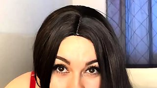 Sugar girl suck a dick for the new present at valentine day