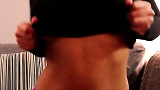 Big boobs milf masturbates with her dildo