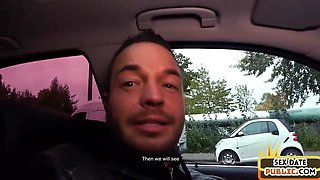 Amateur sex date chick fucked in public abandoned building