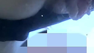 Flashing My Dick in Front of a Girl in Public Swimming Pool and Fucks Me - It's Very Risky with People Near - Misscreamy