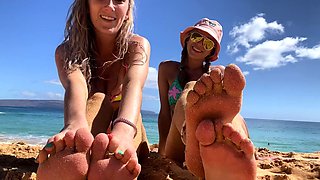 Awesome Outdoor Sex In A Public Beach With Sarah