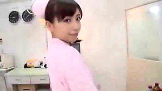 Exotic Japanese chick Miyuki Yokoyama in Incredible Doggy Style, Stockings JAV scene