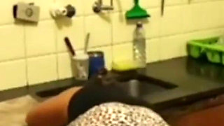 My Stepson Came to the Kitchen and Fucked My Pussy and Ass in the Laundry Room