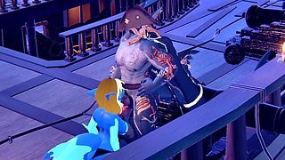 The captain's naughty furry adventure in VR featuring Papawelsh