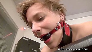 Submissive Milf Is Tied Up And Whipped By That Blonde Mistress