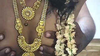 Tamil Wife Strong Doggy with Jewel and Flower