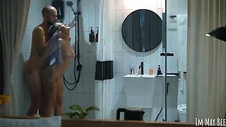 ImMayBee Shower Blowjob with Cum on Face - Homemade Russian Teen Fuck