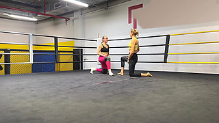 Competetive Female Wrestling with Ginger