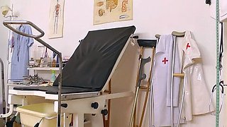 Horny stockings amateur blonde