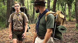 Open you mouth, boy! Scouts have gay sex!