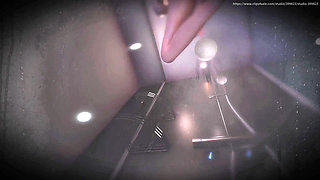 B029 Trapped in the Floor, the Slave Bathes the Queen. POV Objectification, Anal Licking, Foot Licking, and Vaginal Licking Rimm