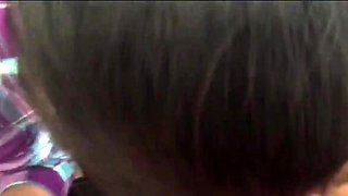 Indonesian Maid Sucks White Cock