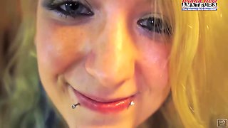 Skinny Blonde Coed Chelsie R Gets Her Mouth And Pussy Fucked And Jizzed! - Chelsie Rae