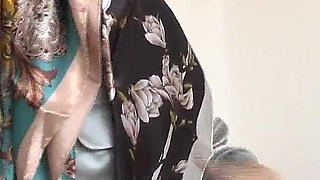 Your Step-stepmother’s New Satin Scarves Turn You on! Everything Is so Beautifully Shiny! Lady Victoria Valente
