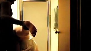 Hot Girl Swings into Interracial Homemade Sex