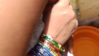 Desi Indian Wife Cheats On Husband With Next Door Boy - Hardcore Fingering & Moaning