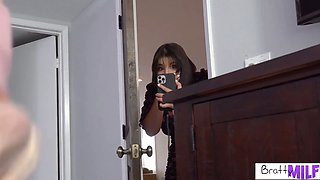 Caught with my stepmoms panties