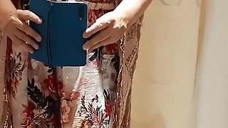 I am showing my boobs naked in the in the shop