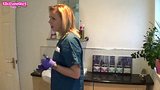 Latex Glove JOI in the Dental Chair Naughty Nurse POV