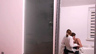 Anal Creampie for legal year old schoolgirl visiting.