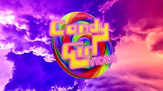 Anabelle Pync First Time Fucking Machine - Blonde Teen with Big Natural Tits Gets Multiple Orgasms