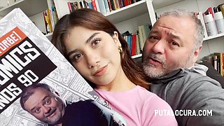 Old man: Blowjob, Babe  Latina Porn