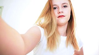 Amateur Blonde Teen Intense Masturbation HD