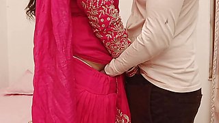 Punjabi Stepmom Standing Fucking With Her Stepson in Winter Hardcore