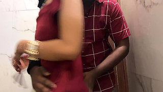 She's in party but I fucked her in Public Bathroom
