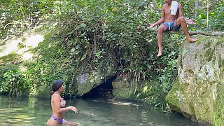 I Fuck Unknown Latina Girl While She Takes a Nice Dive in the Lake