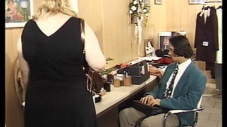 Chubby German Lady Tries Her Dress and Shows It to You