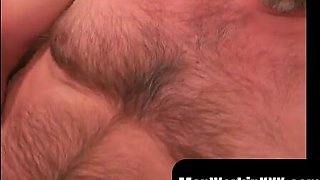 MenWorkinXXX.com - Mature amateur taunts his ass-hole and strokes intensively powerfully