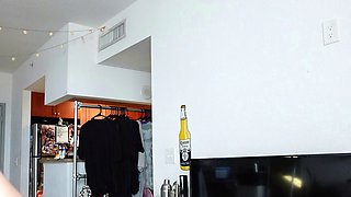 Amateur couple webcam ass sliding into that big ass