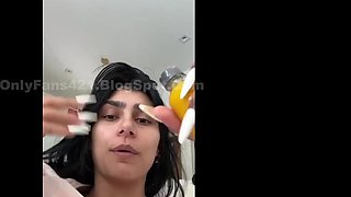 Mia Khalifa Soaping By Huge Ass Boobies NEW PPV - Mia khalifa