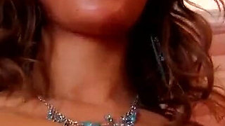 Tattooed brunette gets anally fucked and sprayed on her face