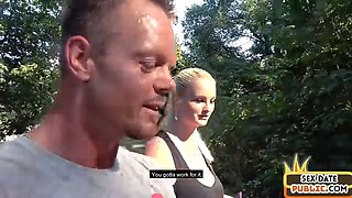 Public busty mature fucked outdoor on 1st amateur sex date