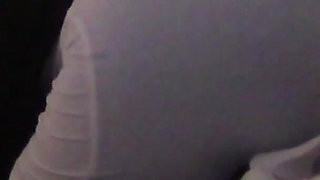 MILF with a Gorgeous Ass Gives a Blowjob and Swallows Cum