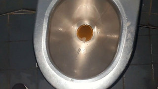 Master Ramon pisses disgusting toilet full, horny to lick